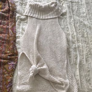 Free People Oversized Knit Cowl Neck sweater